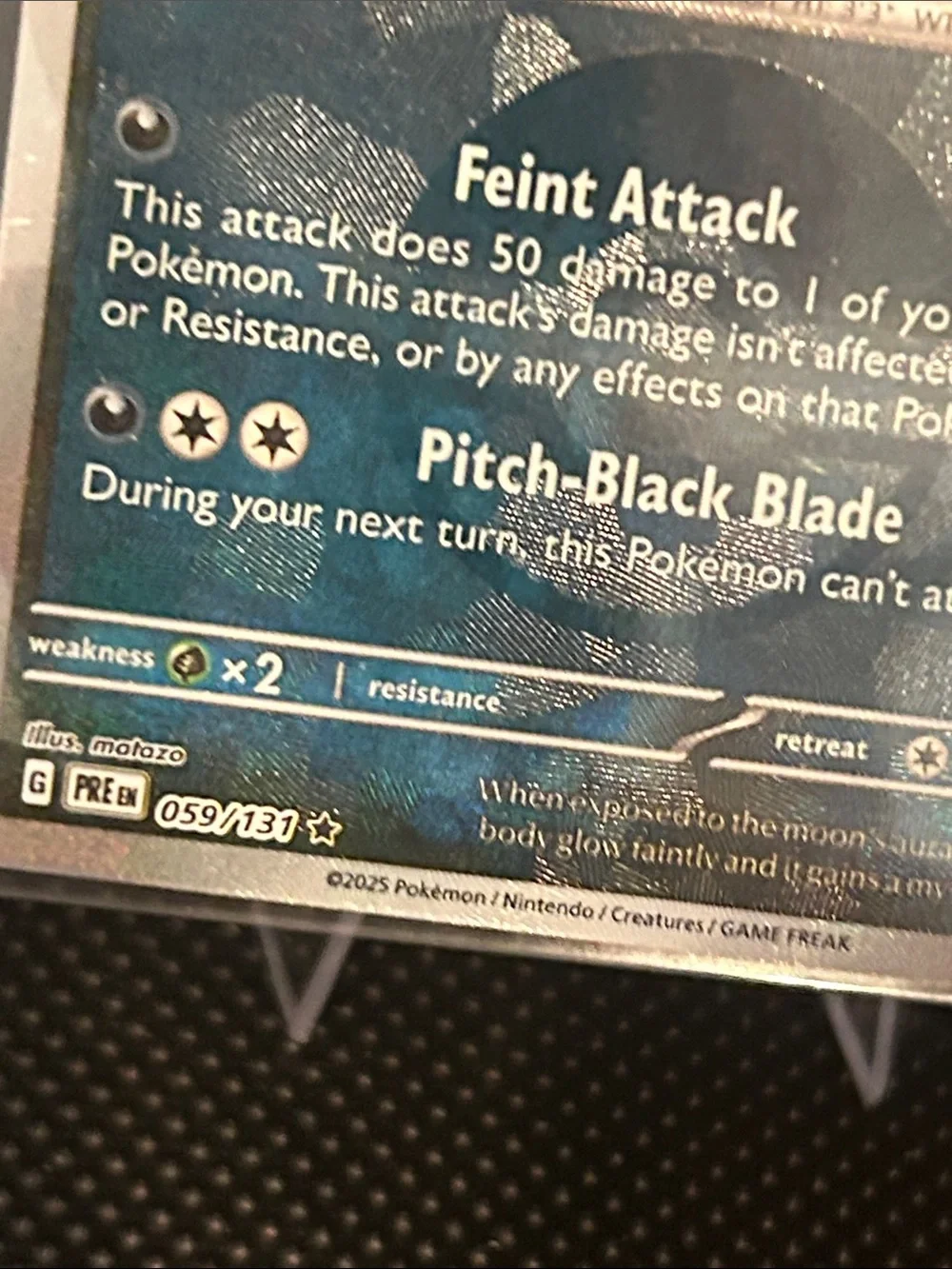 Pokemon Umbreon Pokeball 059/131 Holo from Prismatic Evolutions M/NM